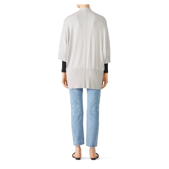 Natori Light Gray Cardigan S - Picture 2 of 8